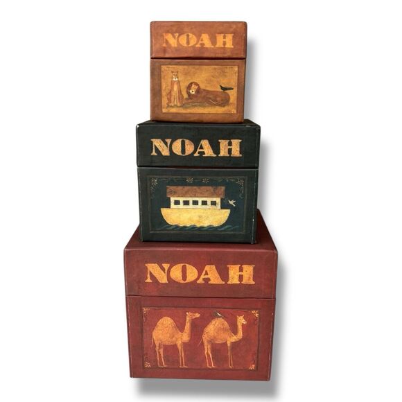Vintage Noah’s Ark Stationary Nesting Boxes - Picture 9 of 10